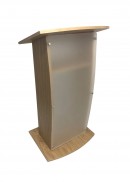  Lectern MP-PW1 made of furniture board with plexiglass front panel